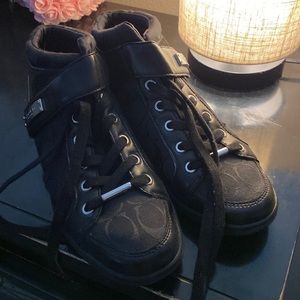 Coach sneakers like new, rarely worn